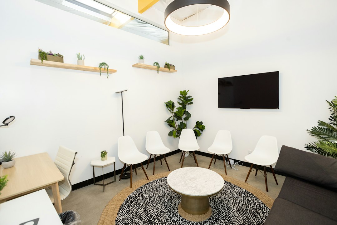 Waiting room at an NYC therapist practice in Manhattan