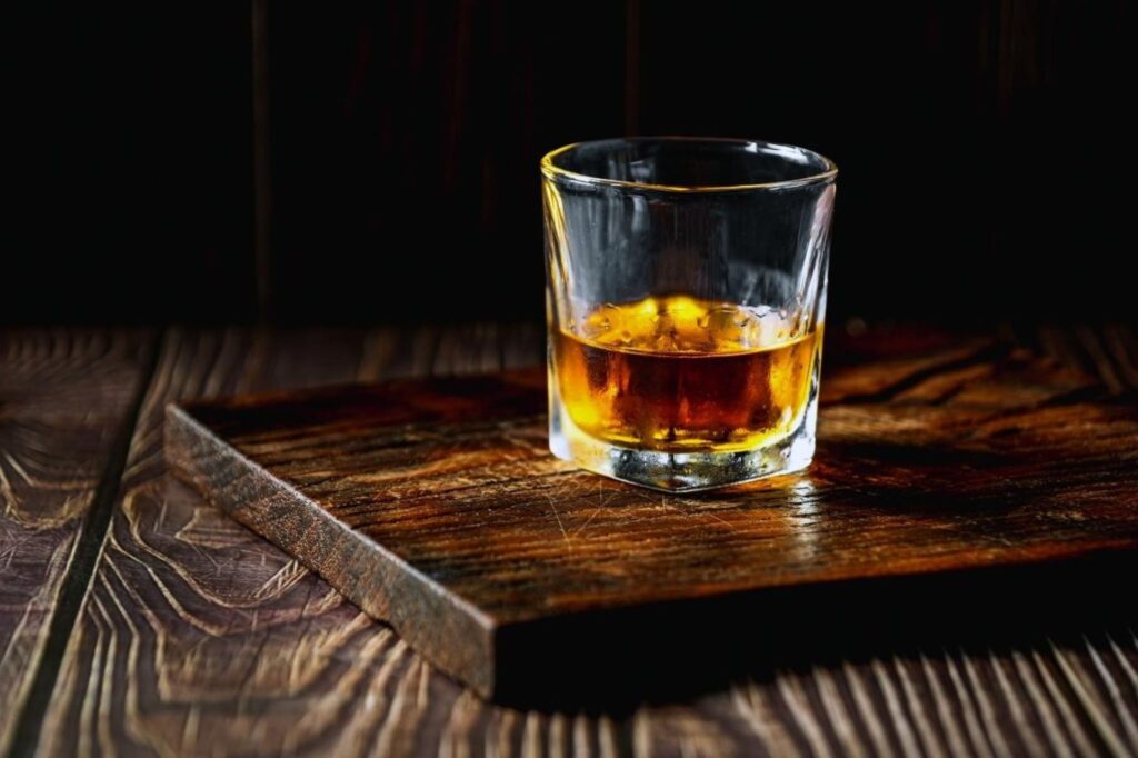 Traditional Scottish whisky accompanying Burns Night haggis recipe celebration