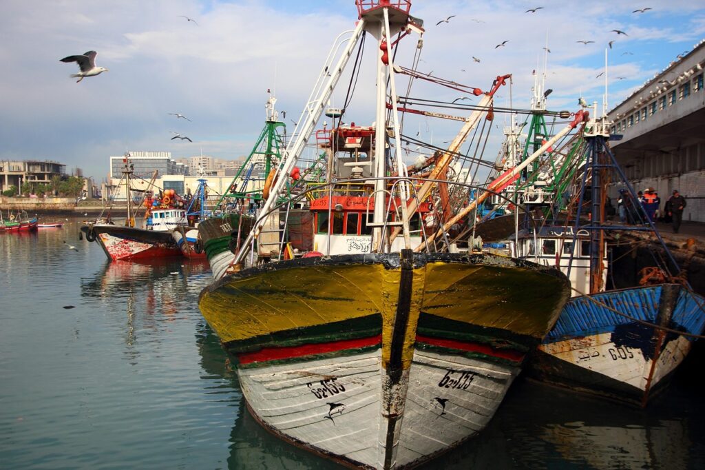 barco em Casablanca