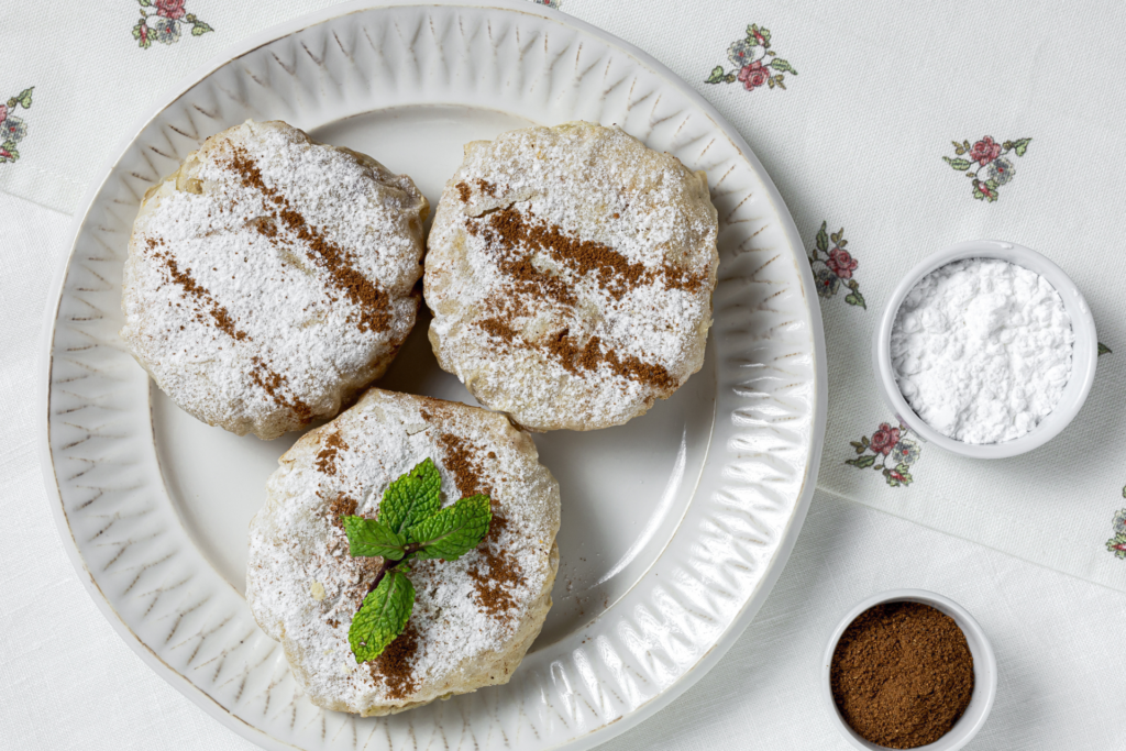 3 small pastilla morocco sweet savory