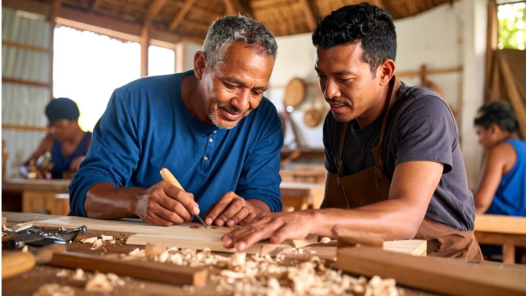 Restaurando portas marroquinas com artesanato tradicional de marcenaria e técnicas de preservação histórica