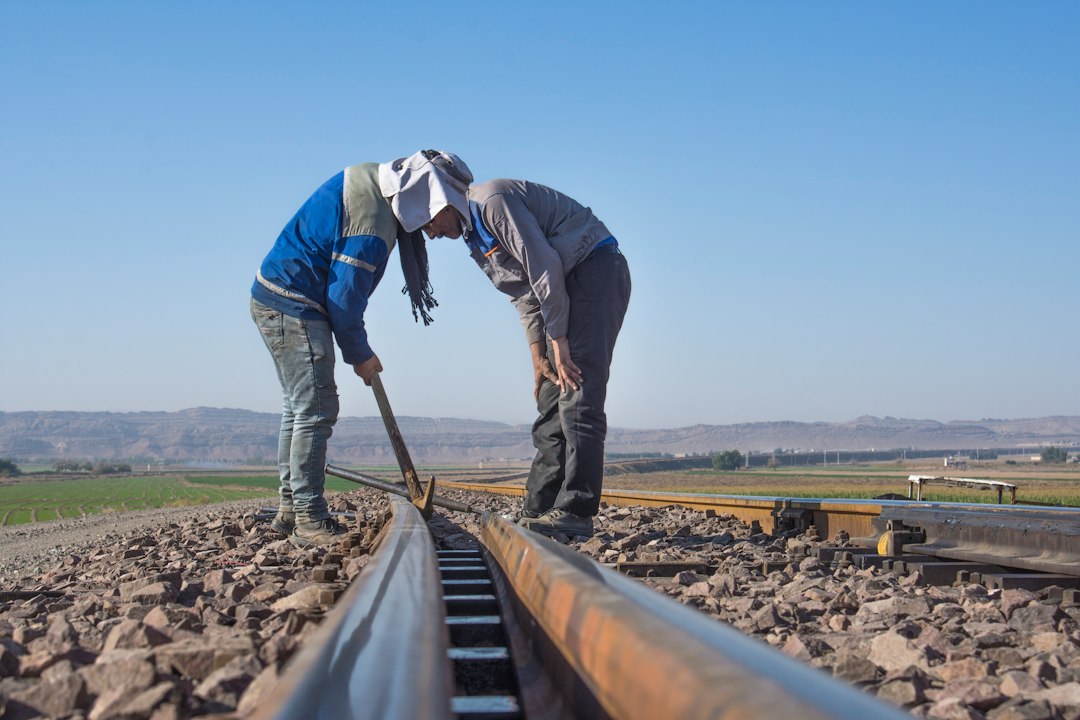 A logistics professional inspects infrastructure connected to Morocco trade and the West Africa energy corridor
