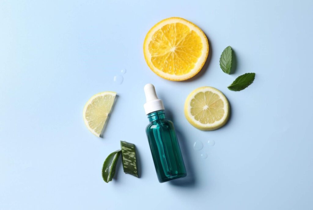 Vitamin C Serum with Aloe Vera - Natural Skincare Ingredients for Hydration in Dubai Climate