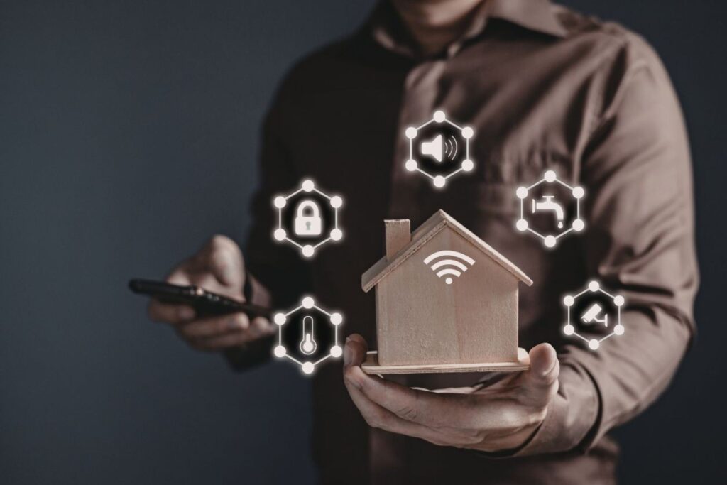 Dubai real estate technology with PropTech innovation professionals using smart building systems