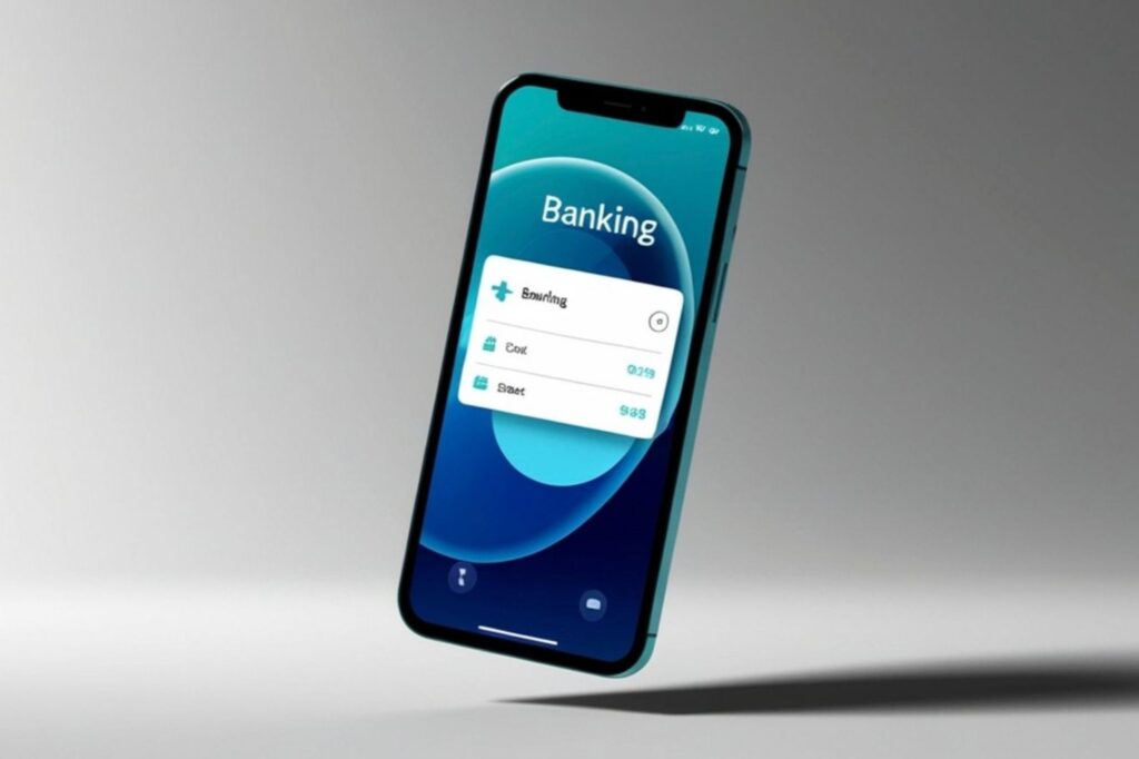AI fintech mobile banking application showing Dubai digital payment innovation and technology investment
