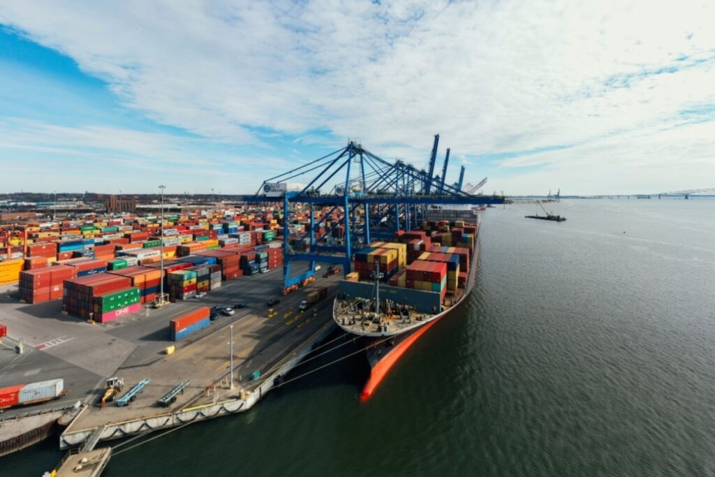 Indian cargo port handling trade shipments as part of the expanding India GCC bilateral trade corridor worth 178 billion dollars
